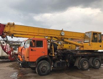 Автокран 25 тонн, 31 метр на базе КаМАЗ